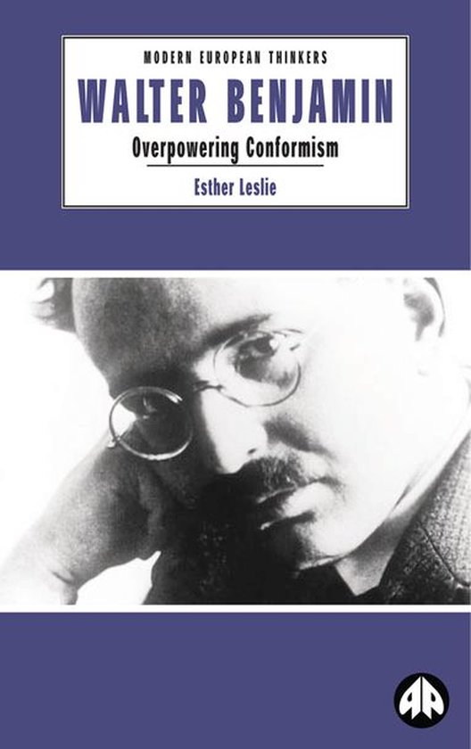 Modern European Thinkers - Walter Benjamin - cover