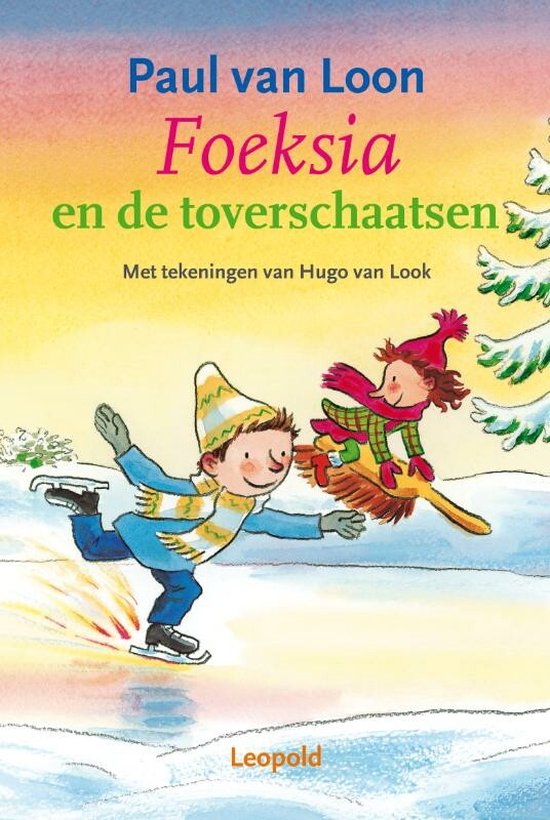 Cover van het boek 'Foeksia en de toverschaatsen' van Paul van Loon