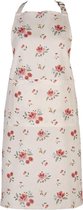 Keukenschort 70*85 cm Creme Katoen Bloemen BBQ Schort Kookschort