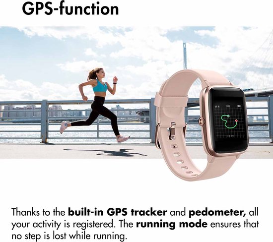 Lintelek Smartwatch ID205L Roze bol
