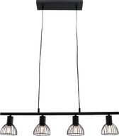 Olucia Bram - Hanglamp - Zwart - E14