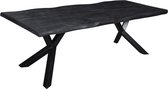 Mercury collection dinning table with y leg (black) 180x90x78-mdt18090blk