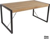 Eettafel industrieel | fugees | Mangohout | Mango | naturel | 180 x 90 x 78(h) cm