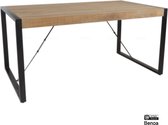 Eettafel industrieel | fugees | Mangohout | Mango | naturel | 160 x 90 x 76(h) cm