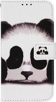 ADEL Kunstleren Book Case Pasjes Portemonnee Hoesje Geschikt voor Samsung Galaxy A32 (5G) - Panda