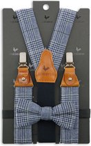 Sir Redman - bretels combi pack - Maher Tweed - blauw / groen / grijs / wit