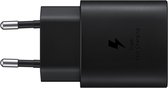 Samsung PD 25W Wall charger + cable- USB-C Snellader - Black