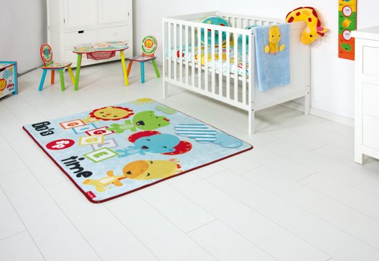 Fisher Price speelkleed tapijt voor de kinderkamer - 117 x 157 cm groot - Gemaakt van super zacht materiaal van Fisher Price — afbeelding 4