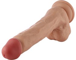 Dildo 3XLR voor Auxfun Basic Seksmachine Beige 24 cm