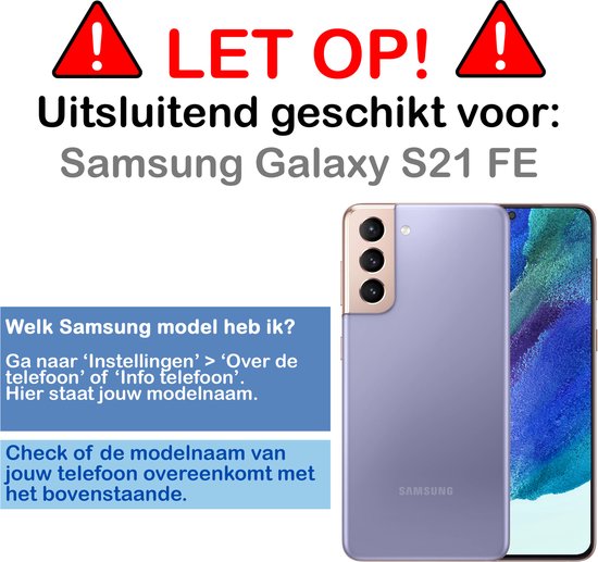Protecteur d'écran Samsung Galaxy S21 FE Glas Trempé - Glas Trempé Samsung Galaxy S21FE Trempé - Protecteur d'écran Samsung Galaxy S21 FE - Lot de 2