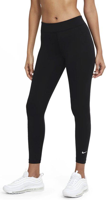 Prik genezen hangen Nike Sportswear Essential 7/8 Mid Rise Dames Legging - Maat L | bol.com