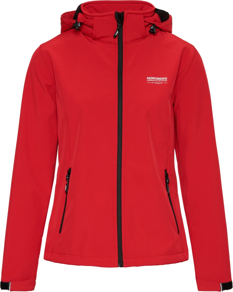 Nordberg Ingrida Softshell Jas Dames Kleur Rood
