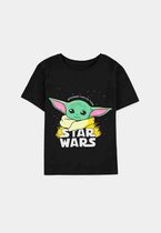 Disney Star Wars Kinder Tshirt -Kids 98- Grogu Zwart