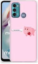 Siliconen Hoesje Motorola Moto G60 GSM Hoesje Pig Mud