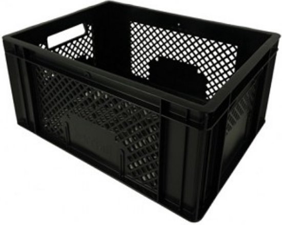 Non-branded Fietskrat Kunststof 18 Liter Zwart | bol.com