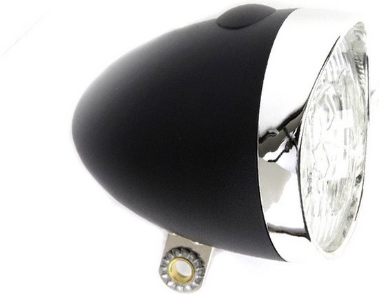 Ikzilight Retro koplamp - 3x LED - Zwart - Batterij - Zichtbaar tot 800 meter — afbeelding 5