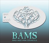 Bad Ass Mini Stencil 4006