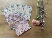 Pepa Lani notebook A5 Flower Stripes on stripes