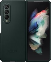 Lederen Hoesje - Samsung Galaxy Z Fold3 5G - Groen