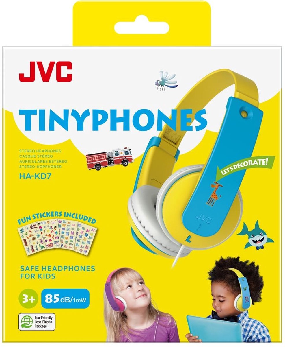 Casque Audio JVC HAKD7 Avec Fil 85dB HiFi Enfant Rouge