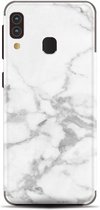 My Style Telefoonsticker PhoneSkin For Samsung Galaxy A20e White Marble