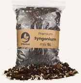 SYBASoil Syngonium mix 5L - Turfvrije Potgrond Mix - 6 Maanden Voeding