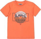 DJ Dutchjeans - Jongens t-shirt - Orange - Maat 140