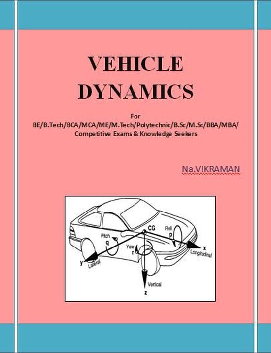 VEHICLE DYNAMICS (ebook), Na.VIKRAMAN 1230005388233 Boeken