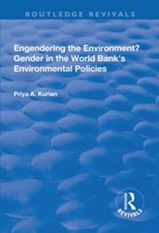 Routledge Revivals - Engendering the Environment? Gender in  ... - cover