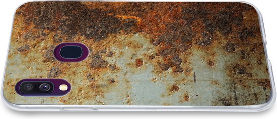 Coque Samsung Galaxy A40 - Tôle Acier - Ancien - Rouille - Siliconen Phone case