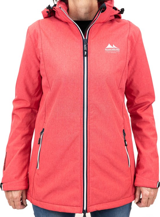 Nordberg Ronda Dames Softshell Ls02201-ce - Kleur Roze - Maat 4XL