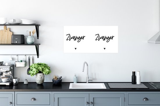 Affiche avec citations - Enceinte - Maman - 80 x 40 cm - Cadeau Vaderdag - Cadeau pour lui - Conseil - Homme