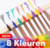 Bablue Whiteboard Stiften - 8 Stuks - Verschillende Kleuren - Whiteboard Marker - Markers Set - Stift gekleurd - Stiften Kinderen - Stiften voor Volwassenen