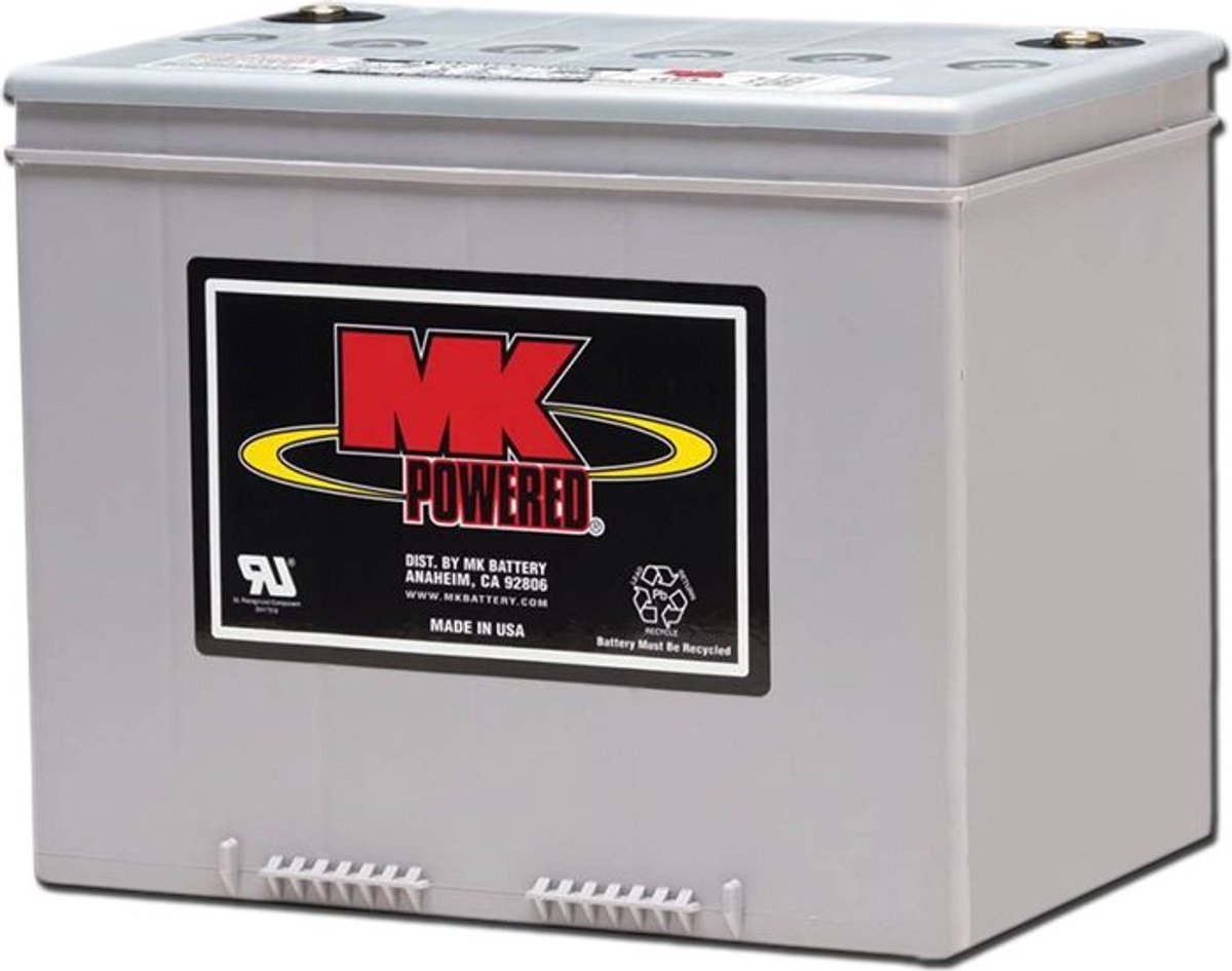 MK Battery - 100AH GEL accu voor uw scootmobiel (12V) - 32.9 cm x 17.1 cm x 23.7 cm (LxBxH)