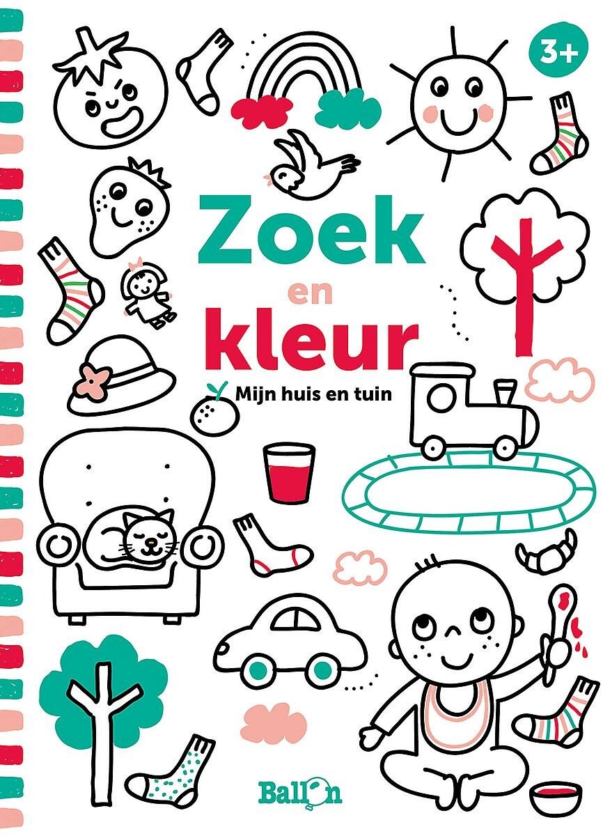Ballon Zoek en kleur Mijn huis en tuin 3+