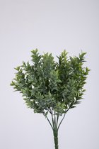 Kunstplant - Boxwood - topkwaliteit decoratie - 1 stuk - zijden bos - Groen - 30 cm hoog