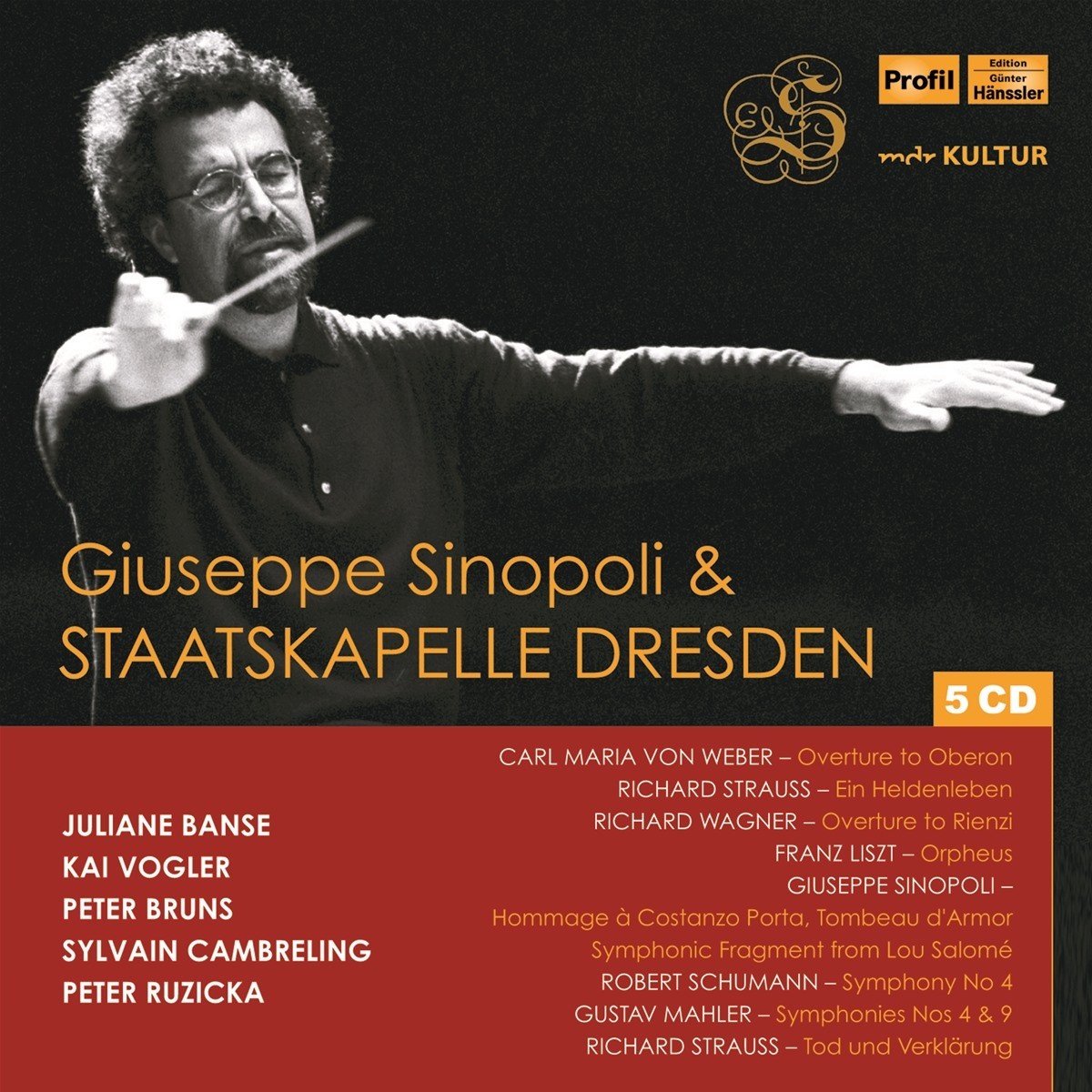 Giuseppe Sinopoli, Staatskapelle Dresden - Giuseppe Sinopoli & Staatskapelle Dresden (5 CD)