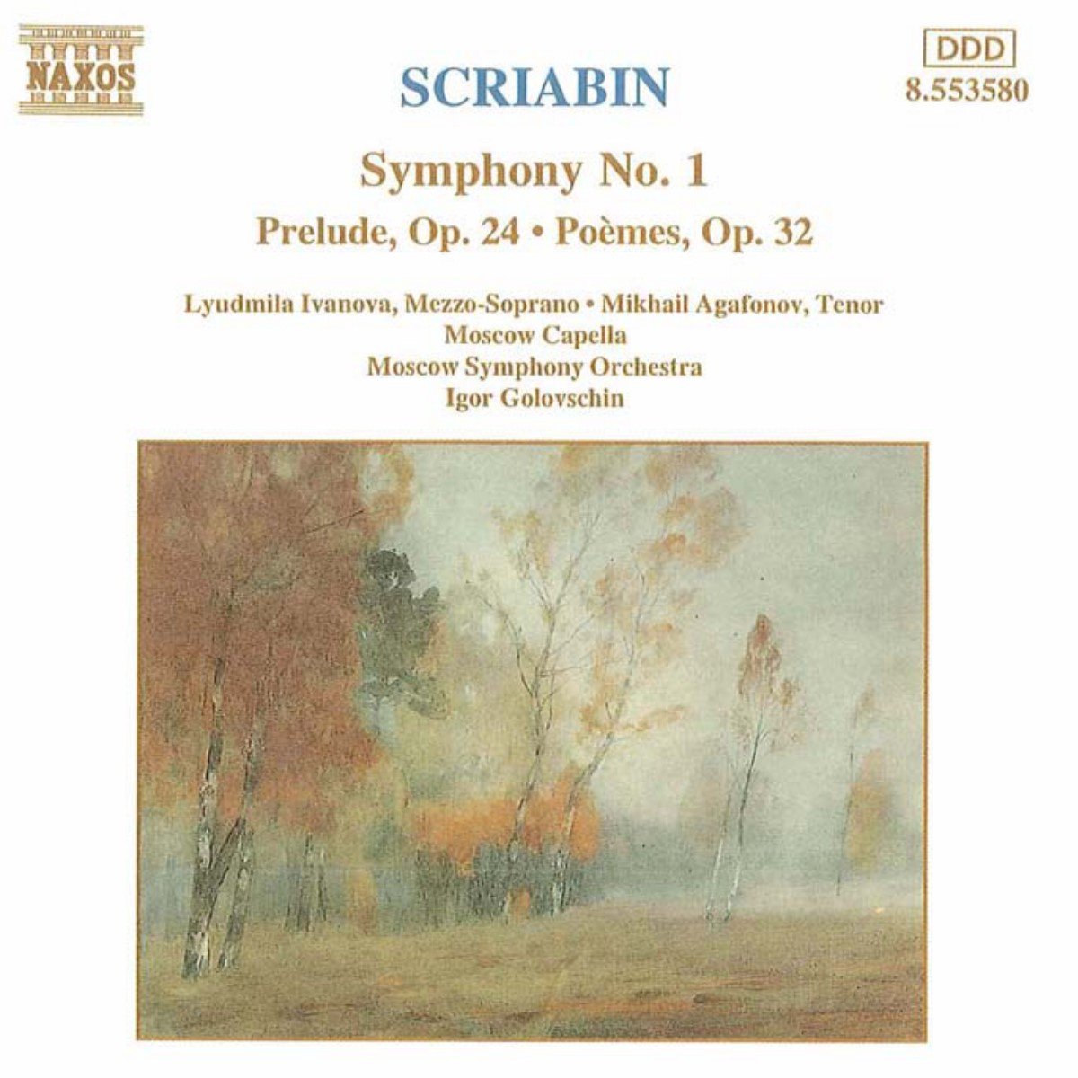 Moscow Symphony Orchestra - Scriabin: Symphony No. 1 (CD)