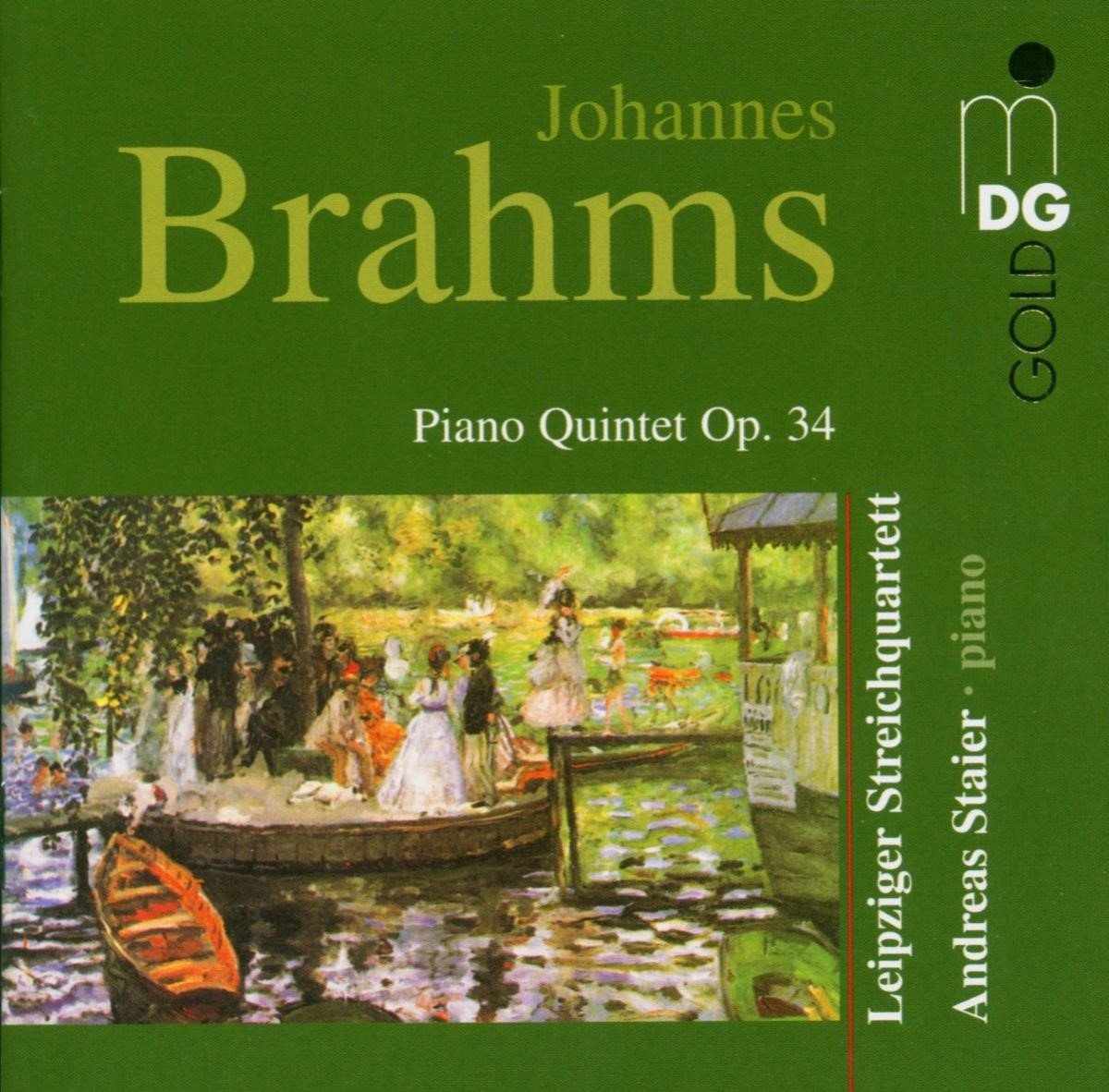 Andreas Staier & Leipziger Streichquartett - Brahms: Piano Quintet Op 34 (CD)