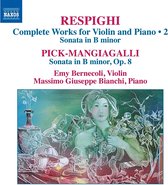 Bernecoli, Emy - Bianchi, Massimo Giuseppe - Complete Works For Violin And Piano Vol 2; Sonata (CD)