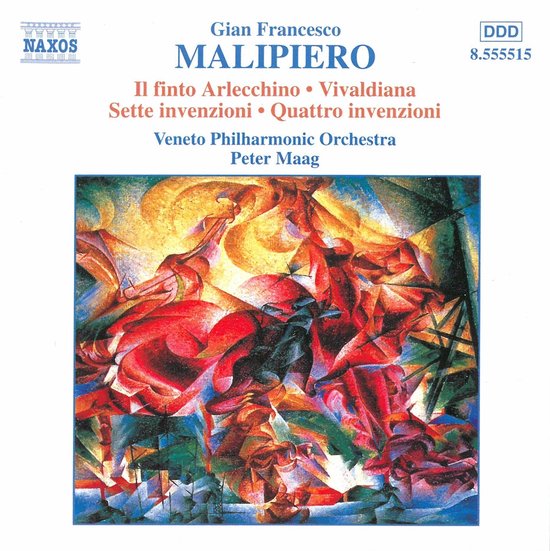 Veneto Philharmonic Orchestra, Peter Maag - Malipiero: Il Finto Arlecchino | Vivaldiana (CD)