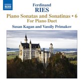 Susan Kagan & Vassilu Primakov - Ries: Piano Sonatas & Sonatinas Vol.6 (CD)