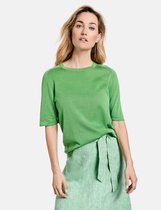 GERRY WEBER Dames Trui met 1/2-mouwen, organic cotton