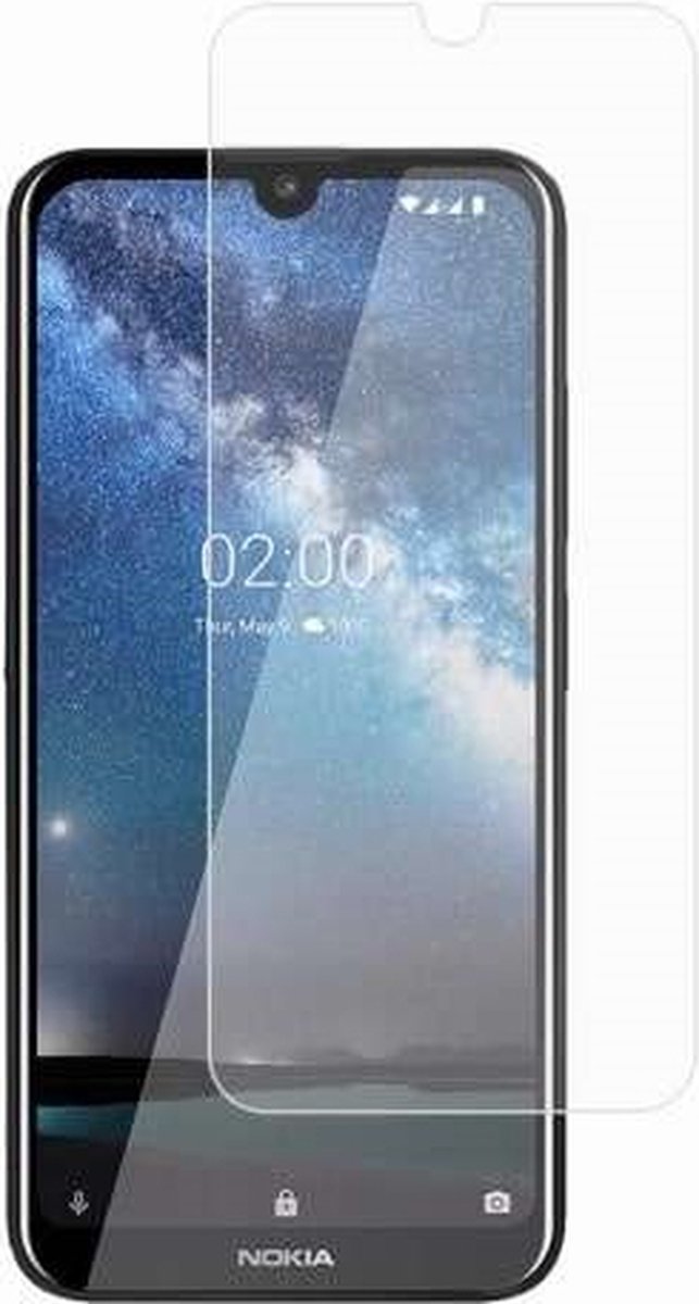 LuxeBass Screenprotector geschikt voor Nokia 2.2 - glas scherm - bescherming
