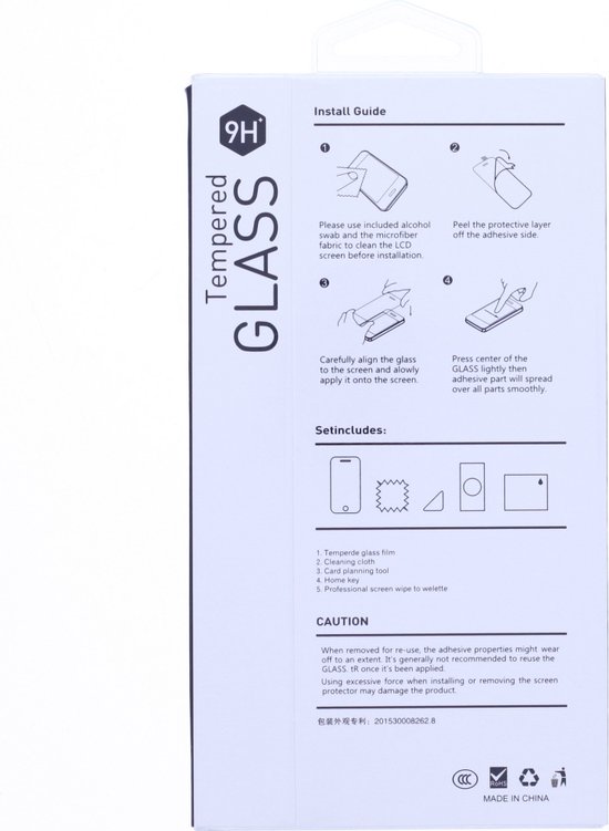 Protecteur d'écran LuxeBass adapté pour Huawei Y6 2019 - écran - écran - verre trempé