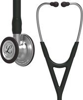 Littmann stethoscoop cardiology IV Kleur stethoscoop: Zwart 3M - Superieure akoestische kwaliteit - Dubbelzijdig borststuk