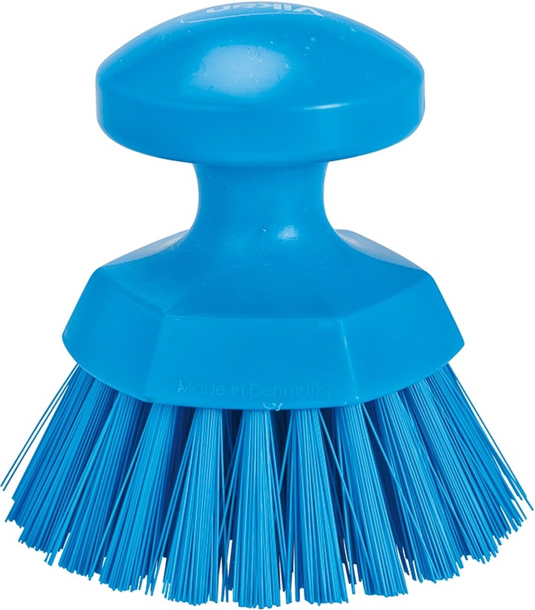 Vikan 3855 ronde werkborstel 11cm - Blauw