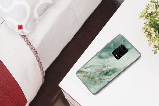 Coque Xiaomi Redmi Note 10 Lite - Natuursteen - Vert - Chic - Siliconen