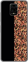 Coque Xiaomi Redmi Note 10 Lite - Imprimé panthère - Or - Zwart - Coque de téléphone en Siliconen