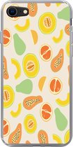 Geschikt voor iPhone 8 hoesje - Fruit - Patronen - Meloen - Siliconen Telefoonhoesje